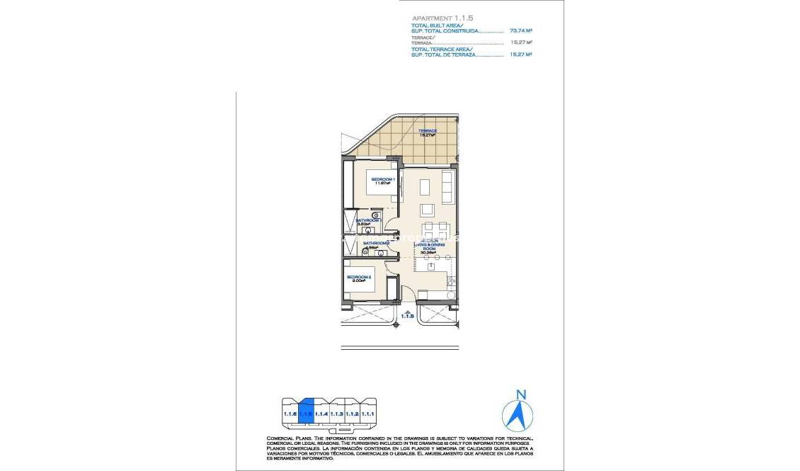  - Wohnung - Los Alcázares - Serena Golf