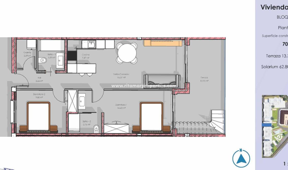  - Penthouse - Guardamar del Segura - El Raso