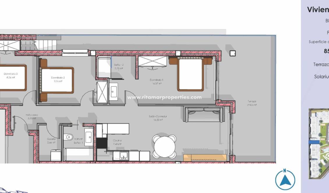  - Penthouse - Guardamar del Segura - El Raso
