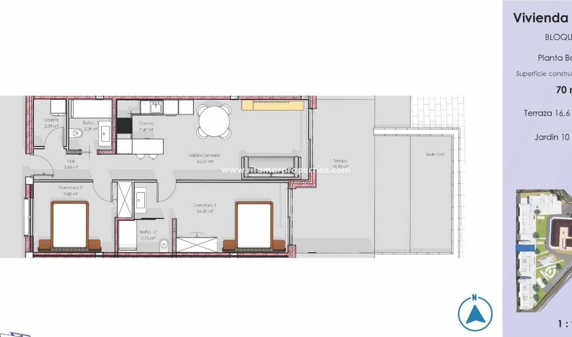  - Appartement - Guardamar del Segura - El Raso