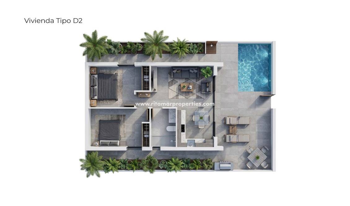  - Villa - Vera - Vera Playa