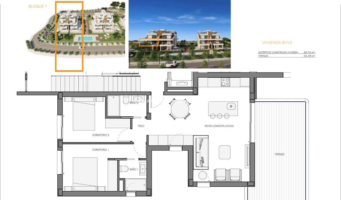 Neubau - Wohnung - Fuente Álamo - Hacienda del Alamo