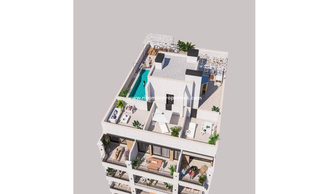 Neubau - Penthouse - Torrevieja - Playa de El Cura