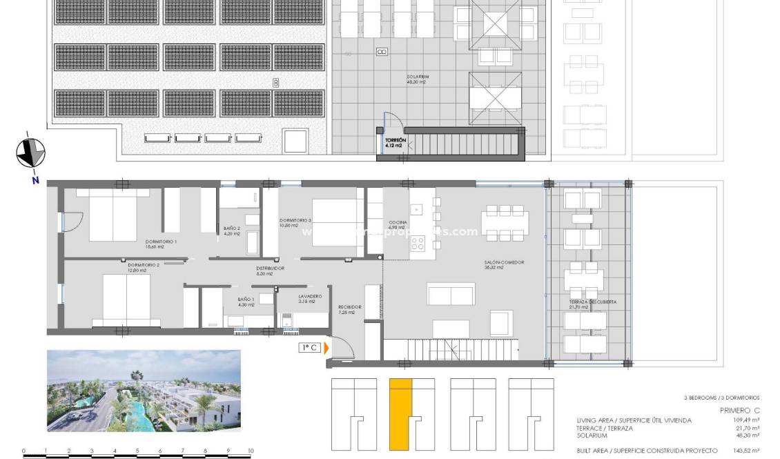 Nieuwbouw - Bungalow - Cartagena - Islas Menores-mar De Cristal