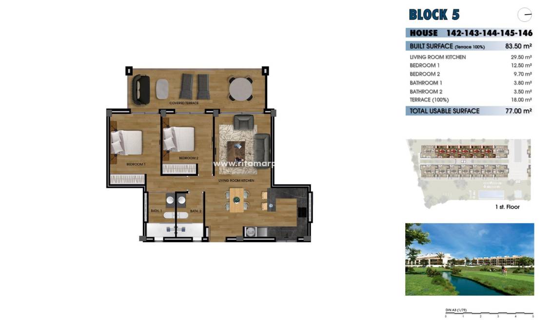 Nieuwbouw - Appartement - Los Alcázares - La Serena Golf