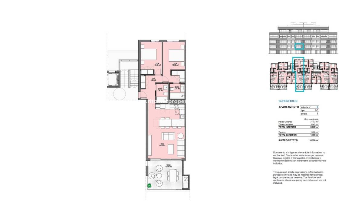 Neubau - Wohnung - Torre Pacheco - Santa Rosalía Lake and Life Resort