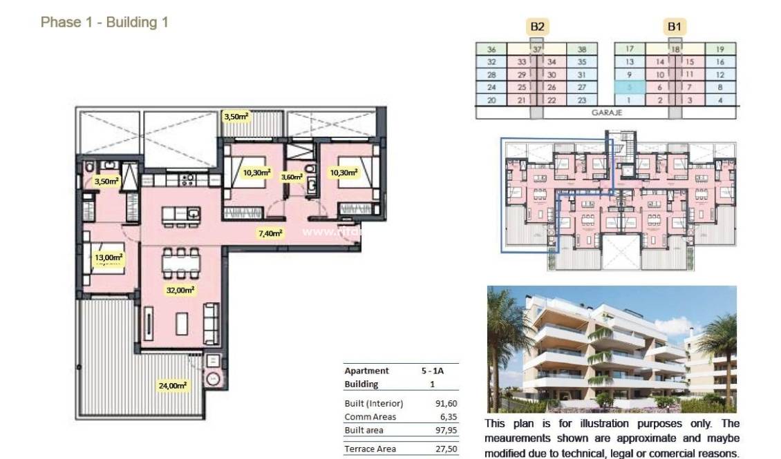 Neubau - Wohnung - Torre Pacheco - Santa Rosalía Lake and Life Resort