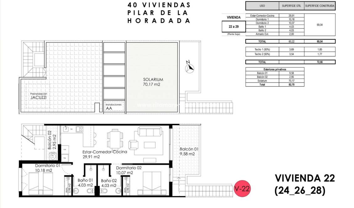 Nieuwbouw - Bungalow - Pilar de la Horadada - Zona Pueblo