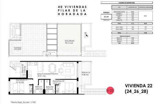 Nieuwbouw - Bungalow - Pilar de la Horadada - Zona Pueblo