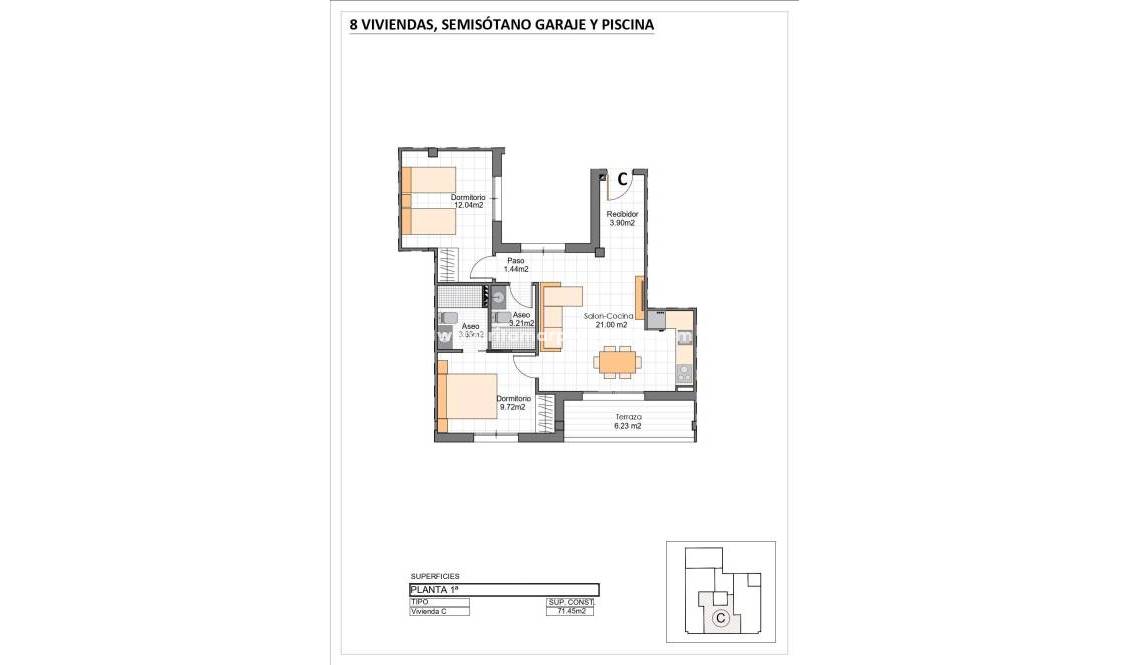  - Appartement - San Pedro del Pinatar - Lo Pagan