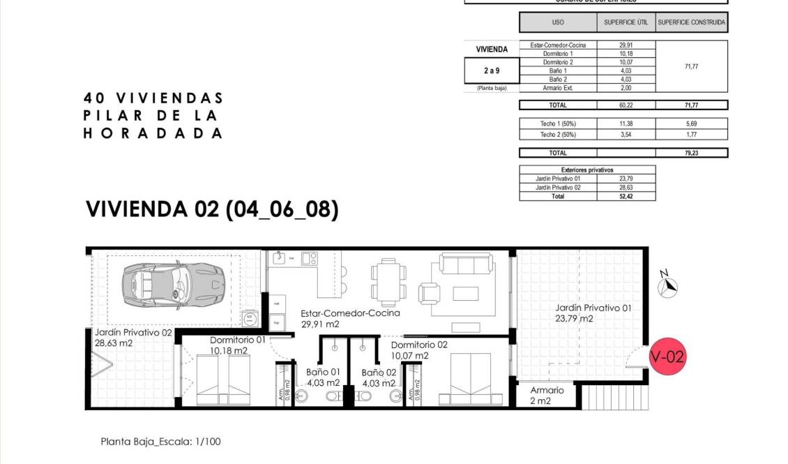 - Bungalow - Pilar de la Horadada - Zona Pueblo