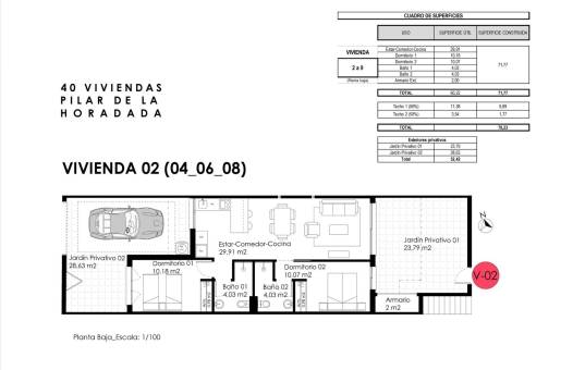  - Bungalow - Pilar de la Horadada - Zona Pueblo