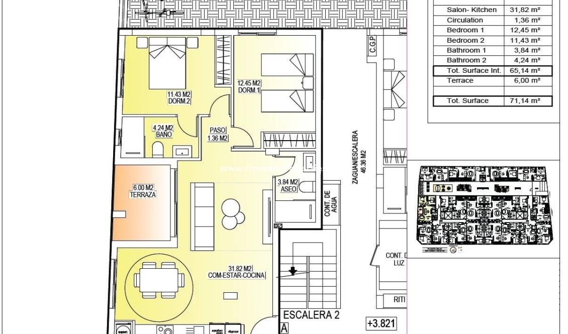  - Appartement - San Miguel de Salinas - Pueblo