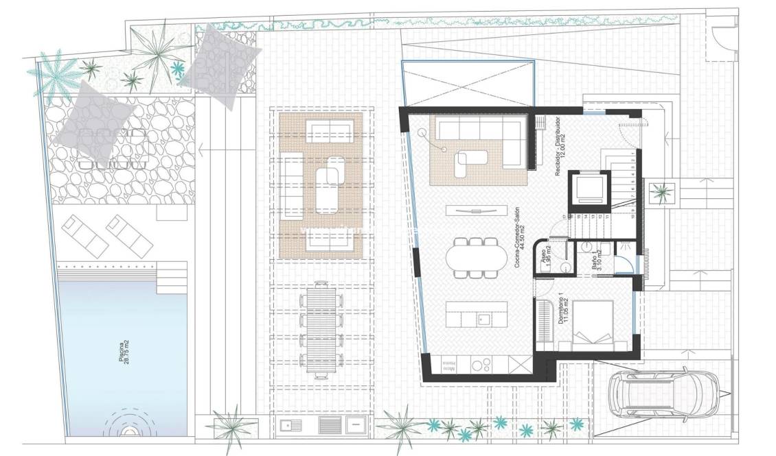 New build - Villa - Cabo de Palos - Cala Flores