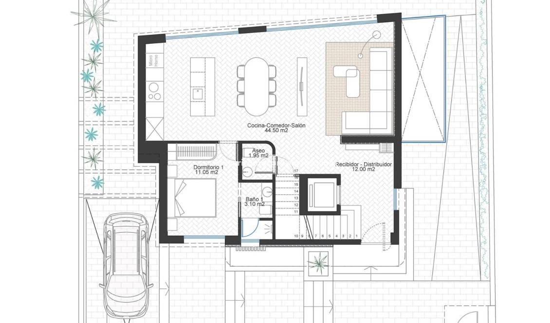 New build - Villa - Cabo de Palos - Cala Flores