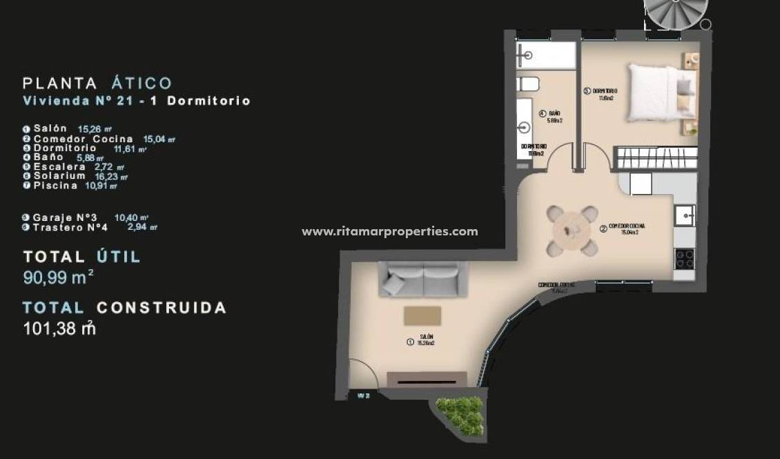  - Penthouse - Torrevieja - Centro
