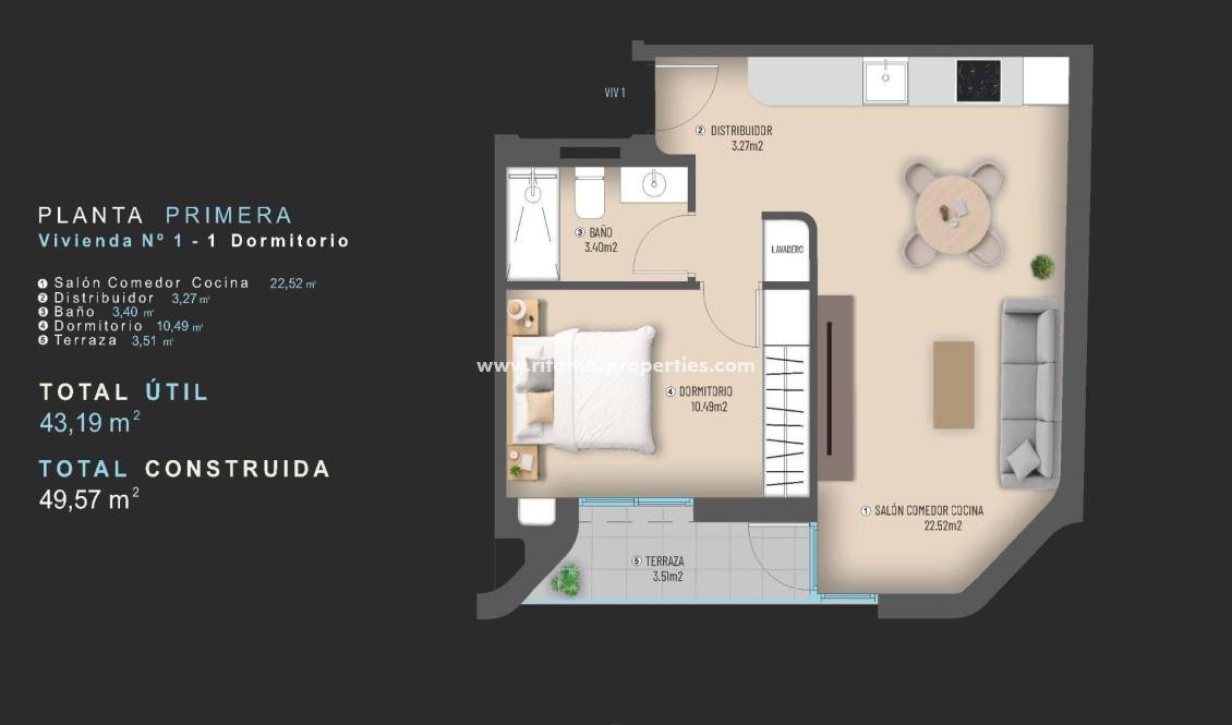  - Appartement - Torrevieja - Centro