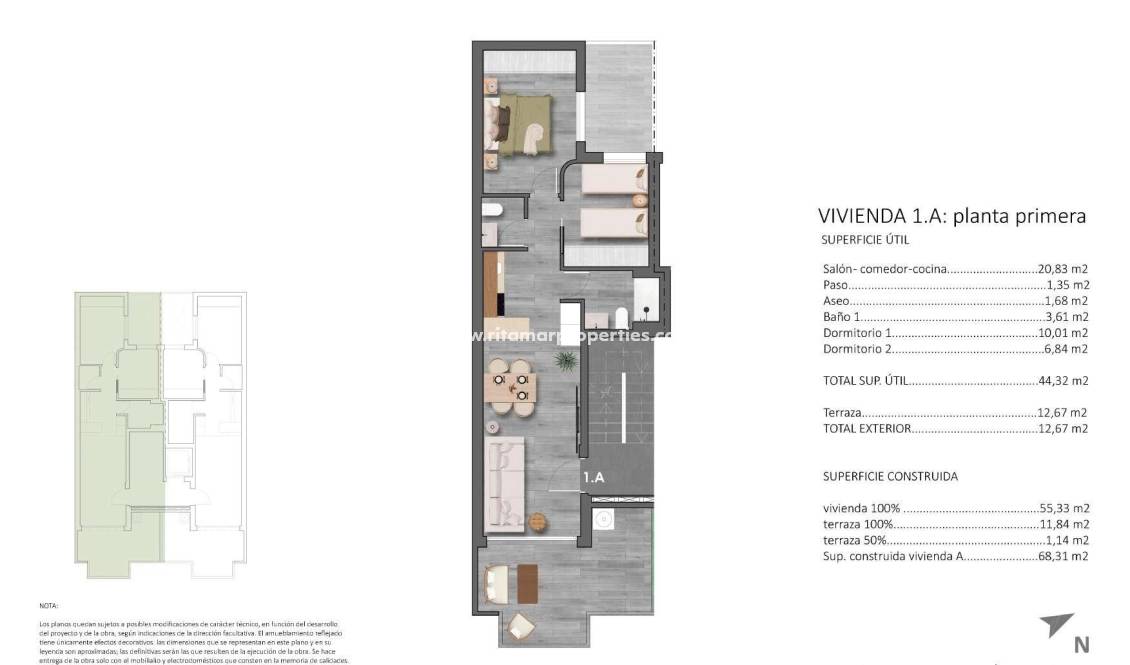  - Appartement - Pilar de la Horadada - Torre De La Horadada