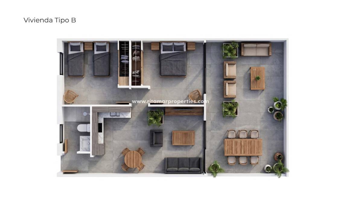  - Wohnung - Vera - Vera Playa