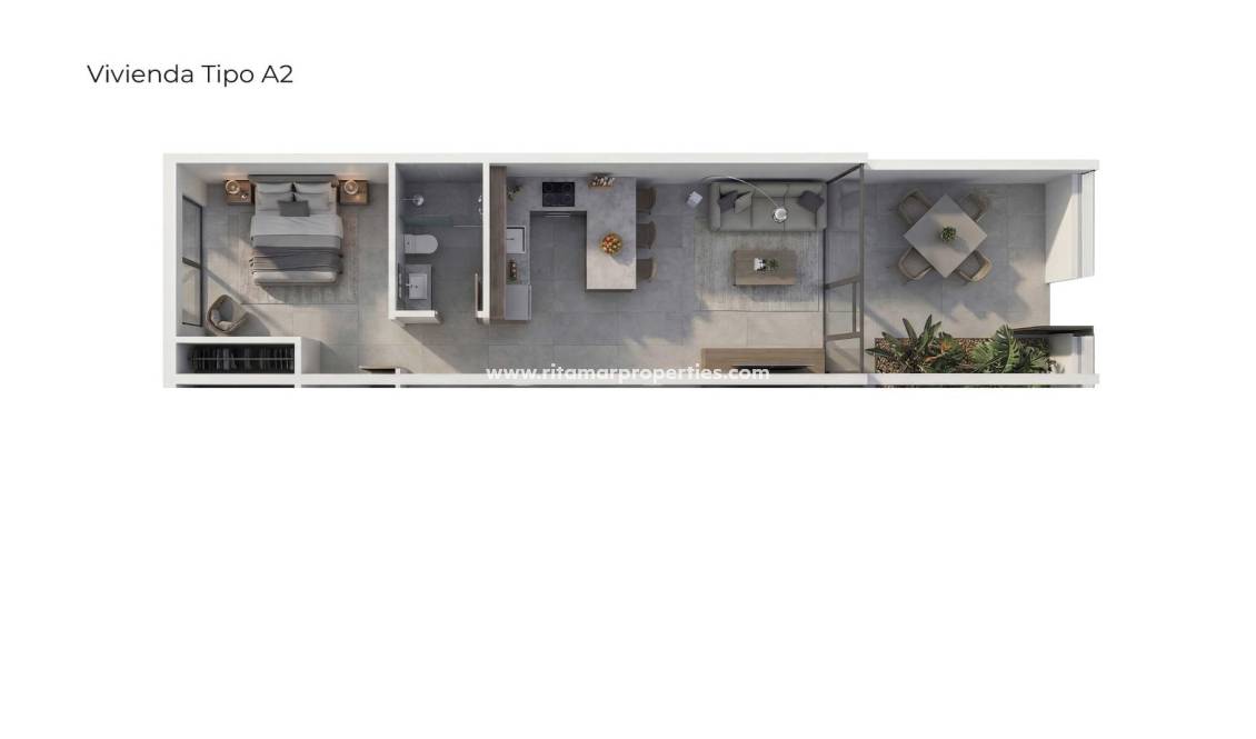  - Wohnung - Vera - Vera Playa