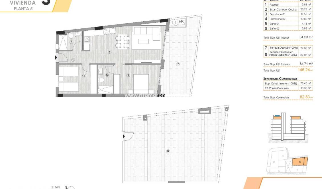 Neubau - Penthouse - Torrevieja - Centro