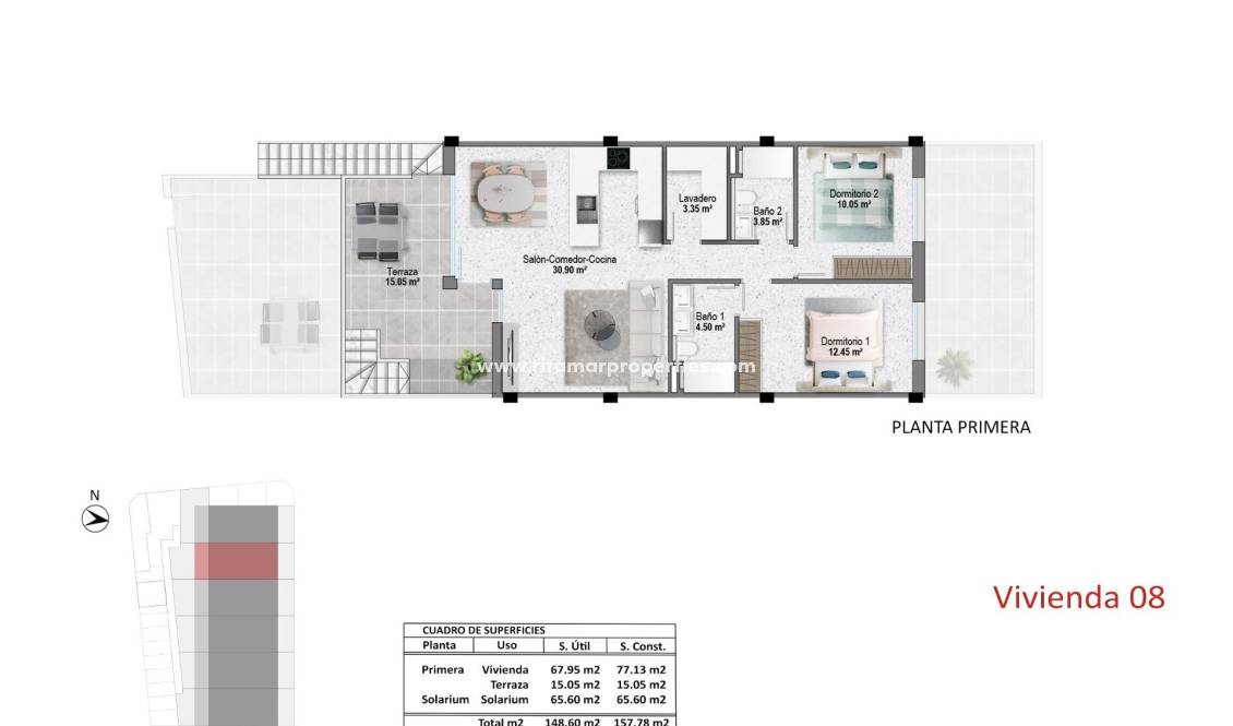 Neubau - Bungalow - Pilar de la Horadada - pueblo