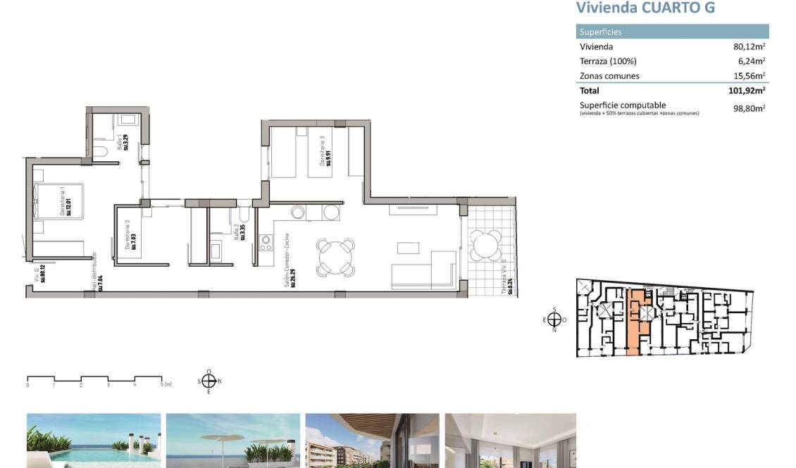  - Penthouse - Guardamar del Segura - Pueblo