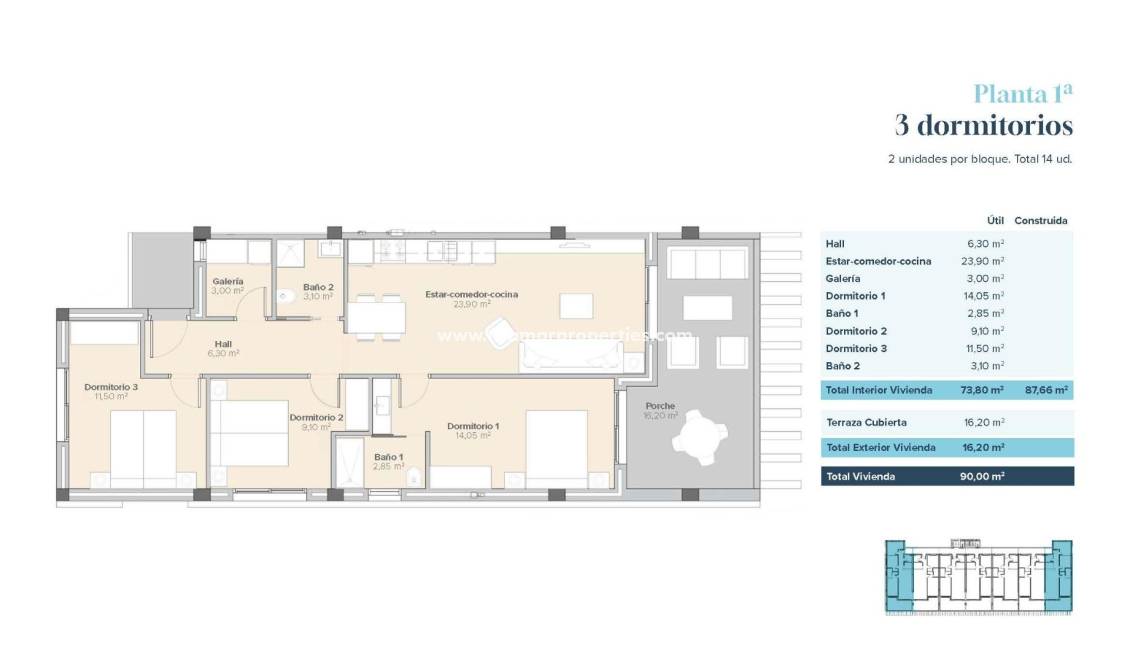  - Appartement - Vera - Vera Playa