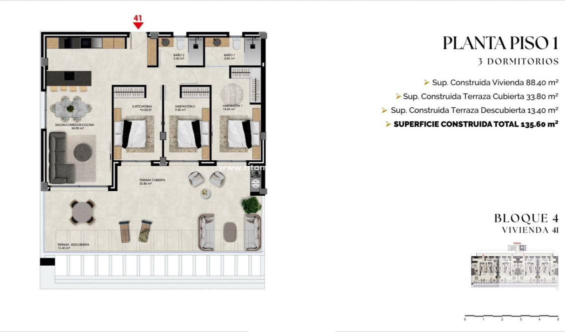  - Apartment - Finestrat  - Balcón De Finestrat