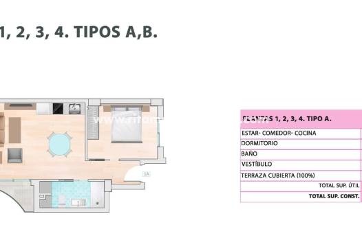 Nieuwbouw - Penthouse - Guardamar del Segura - Pueblo