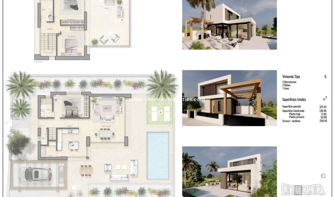 Obra Nueva - Villa - Pilar de la Horadada - Roda Golf