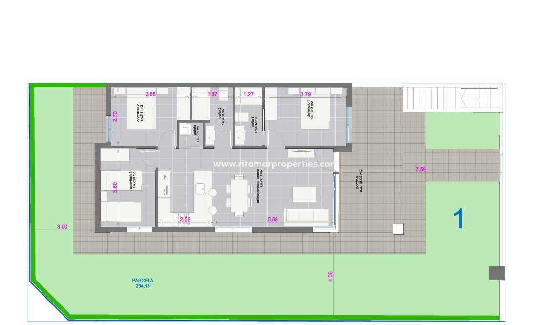 Nouvelle Construction - Bungalow - Pilar de la Horadada - pueblo