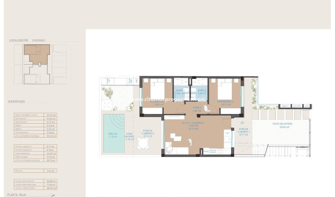 Nouvelle Construction - Bungalow - San Pedro del Pinatar - Molino Del Chirrete