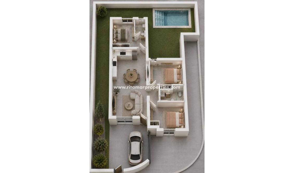 Neubau - Villa - Mazarron - Country Club