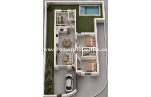 Neubau - Reihenhaus - Mazarron - Country Club