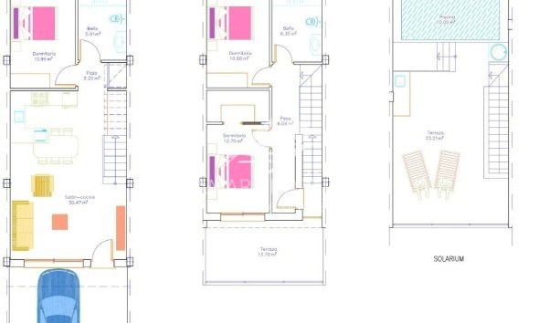 New build - Town House - San Pedro del Pinatar - Pueblo