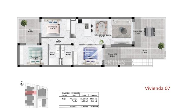 Nouvelle Construction - Bungalow - Pilar de la Horadada - pueblo