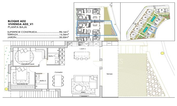 Nouvelle Construction - Bungalow - Torre Pacheco - Santa Rosalía Lake and Life Resort