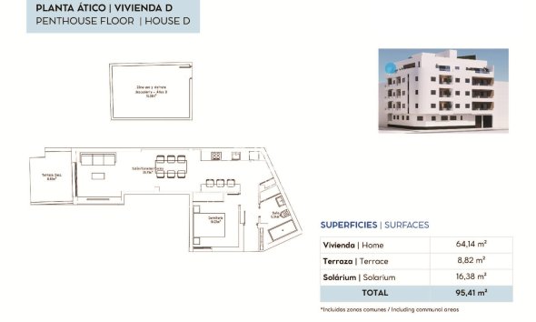 New build - Penthouse - Torrevieja - pueblo
