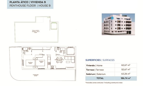 New build - Penthouse - Torrevieja - pueblo
