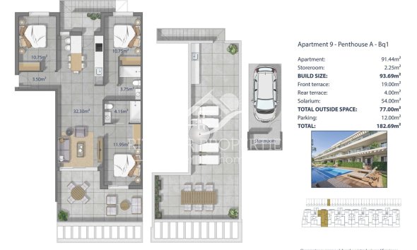 Nouvelle Construction - Penthouse - Los Alcázares - Los Narejos