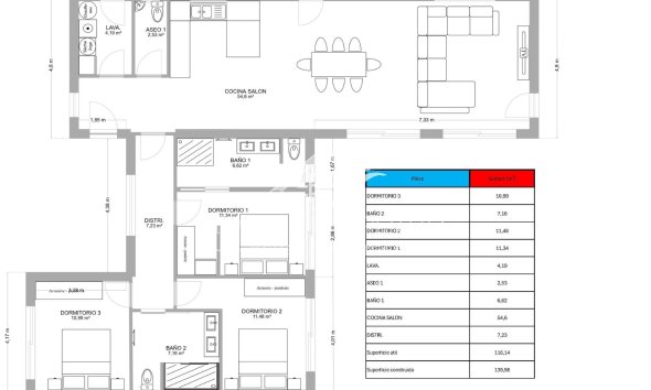 New build - Villa - Pinoso - Casas Pastor