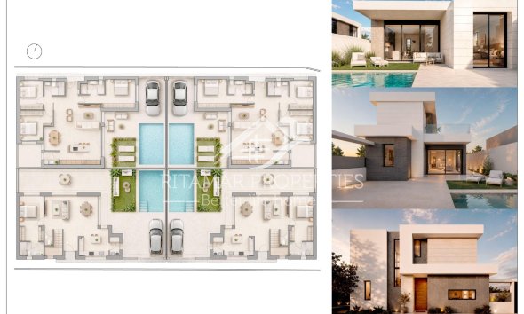 New build - Villa - Pilar de la Horadada - Zona Pueblo