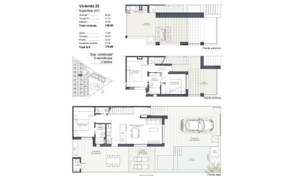 New build - Quad House - Los Alcázares - Serena Golf