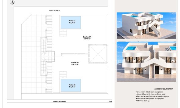 New build - Bungalow - San Pedro del Pinatar - Los Peñascos