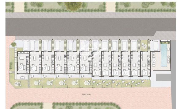 Nieuwbouw - Rijwoning - Pilar de la Horadada - pueblo