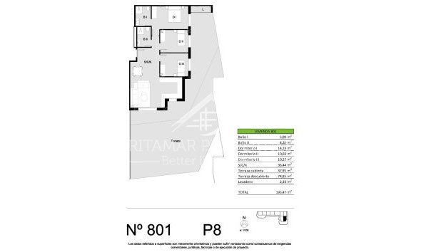 Nouvelle Construction - Penthouse - San Miguel de Salinas - Pueblo