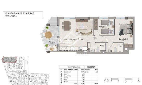 New build - Apartment - Santa Pola - Estacion de autobuses