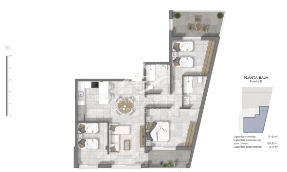 New build - Apartment - Guardamar del Segura - Pueblo