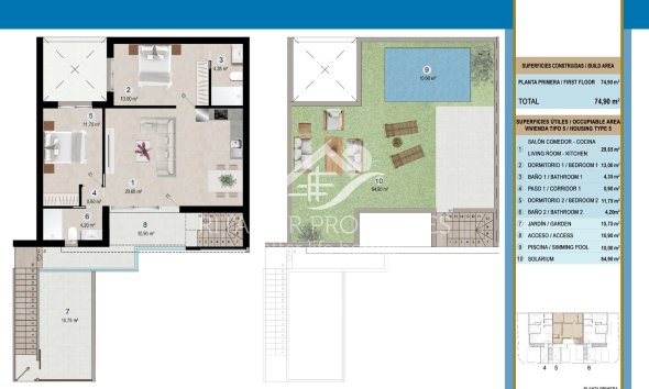 Nouvelle Construction - Bungalow - San Pedro del Pinatar - Lo Pagan